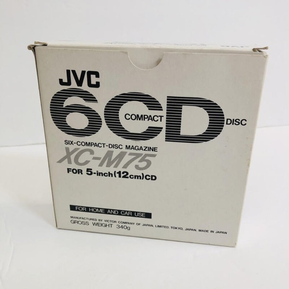 JVC XC-M75 6 CD Compact Disc Cartridge Magazine w/sleeve for 5" CD